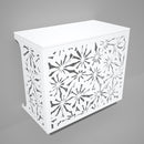 Cache climatisation extérieur Aluminium modèle Fleur