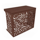 Cache climatisation extérieur Aluminium modèle Fleur