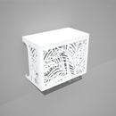 Cache climatisation extérieur Aluminium modèle Palmier