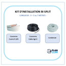 Kit d'installation 3-5-7 mètres DAIKIN. Taille 2 kW à 4.2 kW BI SPLIT
